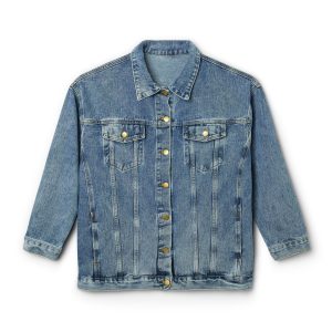 Denim Jacket — Roaring Lioness Graphic Women's Jean Jacket