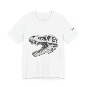 T-Rex Skull T‑Shirt — Detailed T‑Rex Skull Illustration Tee