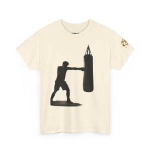 Boxing Silhouette T-Shirt — Vintage Fight Night Graphic Tee