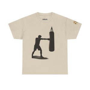 Boxing Silhouette T-Shirt — Vintage Fight Night Graphic Tee