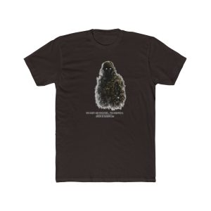 Military Tribute T‑Shirt — "Not For Self, But For Country" with Camouflage Soldier Design