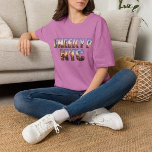 Cheeky P NYC Graphic T‑Shirt — Bold City Lettering Tee