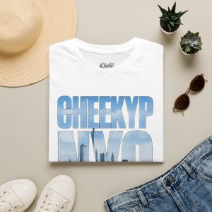 CheekyP NYC T-Shirt — Retro Skyline Graphic Tee